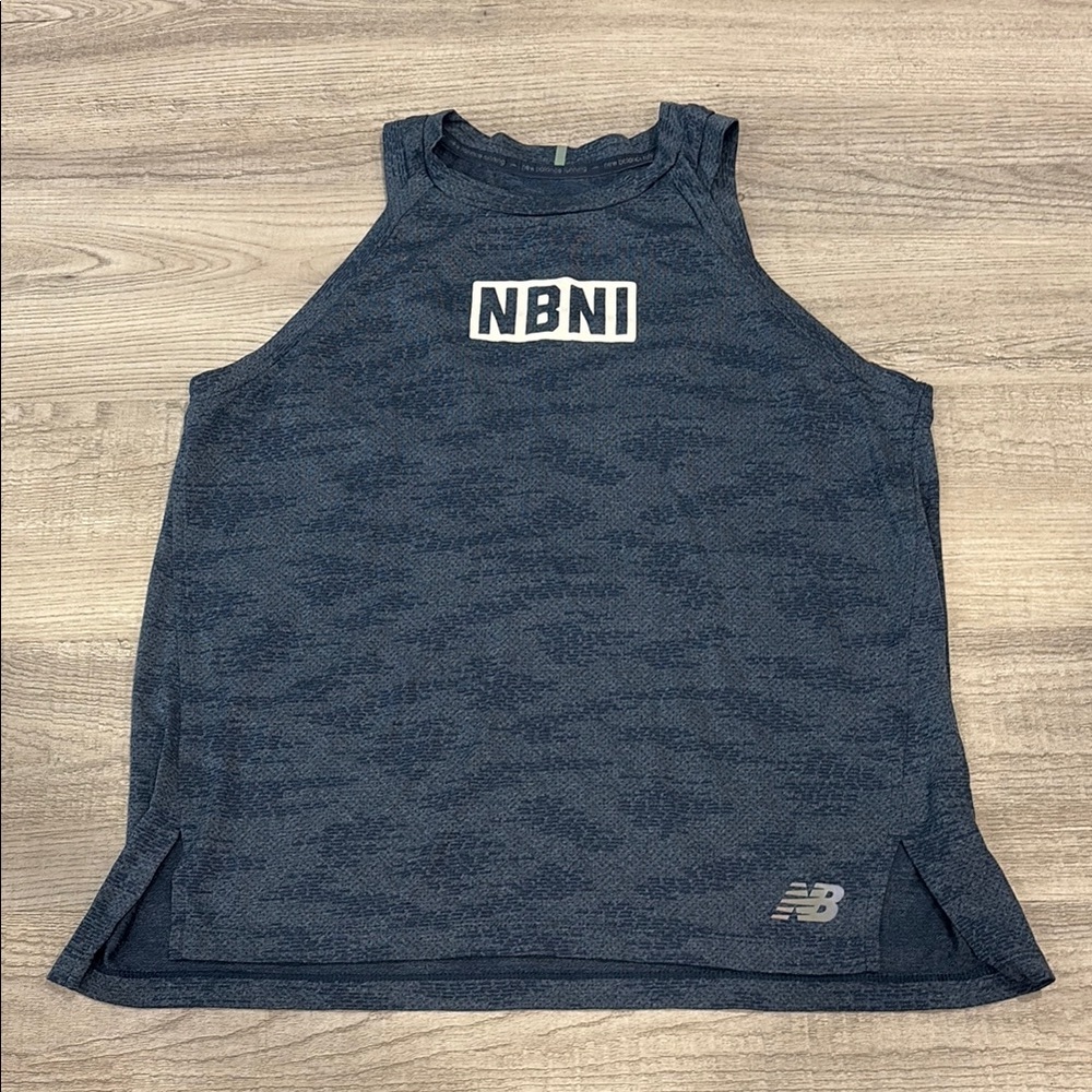 New Balance Indoor Nationals Dark Blue Tank Top